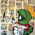 Marvin the Martian, 35.5 x 47.5 in.