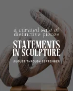We invite you to discover a limited-time opportunity to acquire select sculptures at Pez Gordo Gallery,
available only through August and September.

This curated collection brings together exceptional pieces in marble, onyx, stainless steel, hand-beaded Huichol, and carved cantera on metal-each a testament to unique craftsmanship and artistic vision.

Swipe left to explore the full collection, including details on size, technique, and make one of these remarkable works part of your own collection.

Contact us for pricing.
info@pezgordoloscabos.com
+52.624.164.2946
Or DM us!