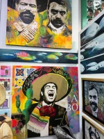 Color, texture, imagination.
The walls at pez gordo are filled with bold pieces in every shape and scale—always shifting, always inspiring.